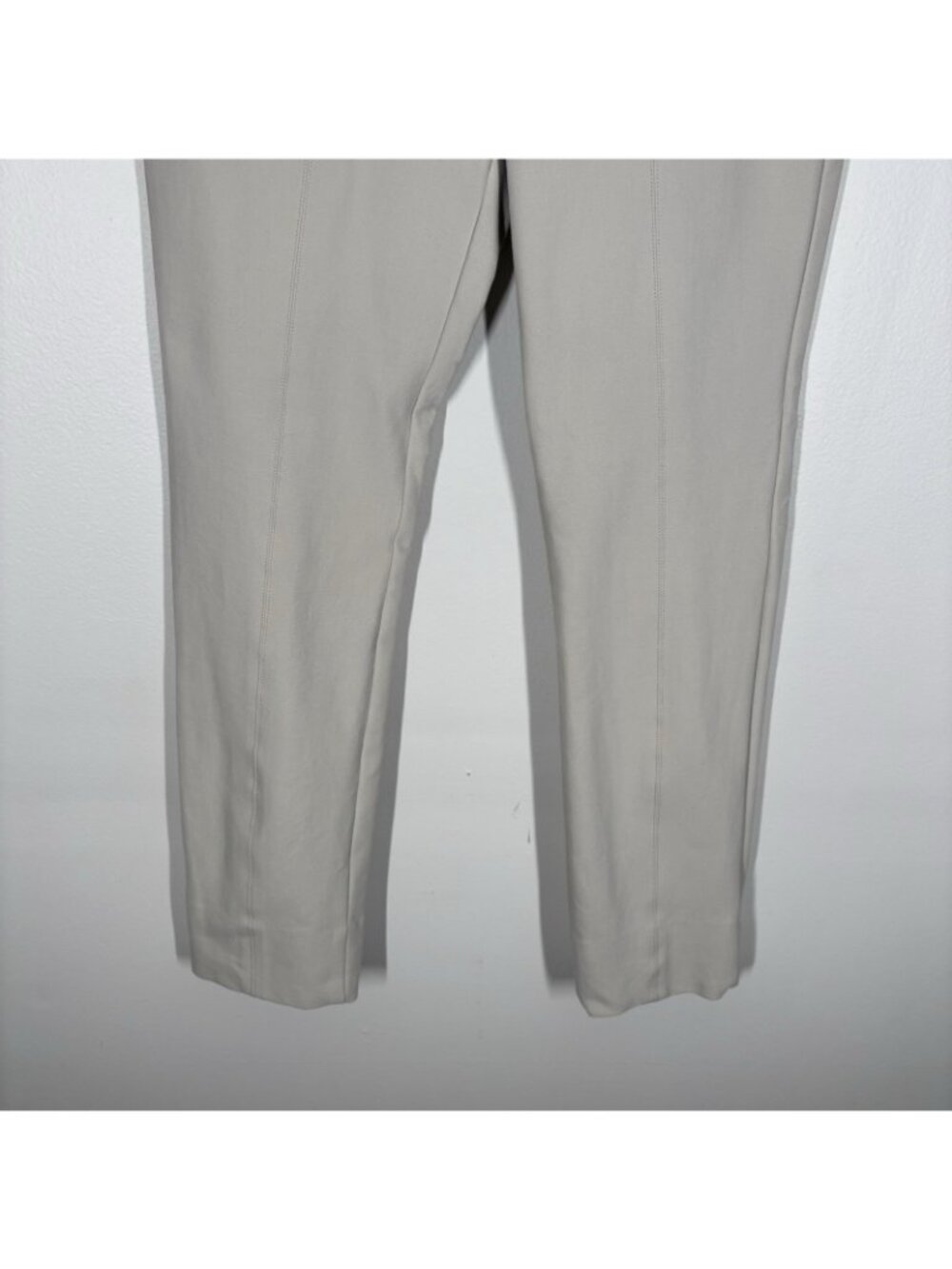 Vince Women S Gesso Slim Bobbi High-Rise Stitch-Seam Ponte Ankle Legging Pant - Picture 5 of 13